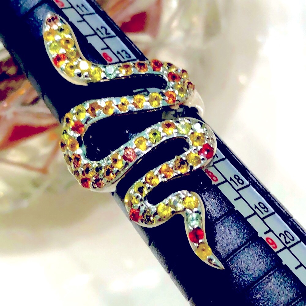 Genuine Sapphires 14KGP Ring